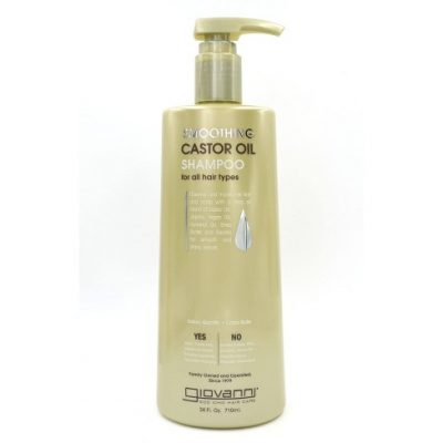 شامبو جيوفاني الجديد بالكيراتين وزيت الخروع SMOOTHING CASTOR OIL SHAMPOO