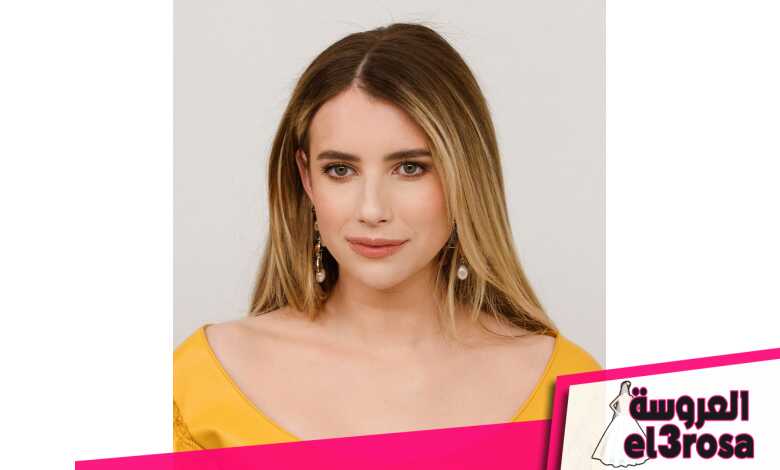 اطلالة Emma Roberts برسمات المكياج البرونزي