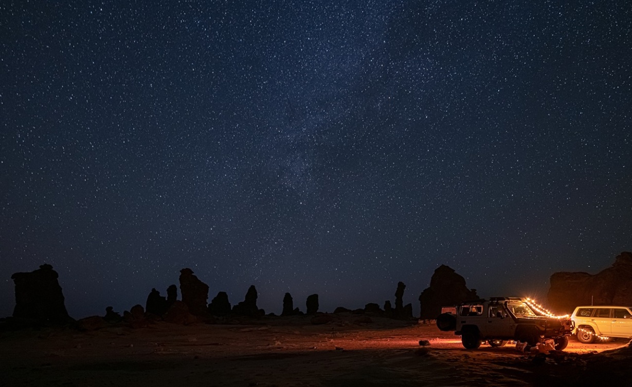  تجربة التصوير الفلكي. 