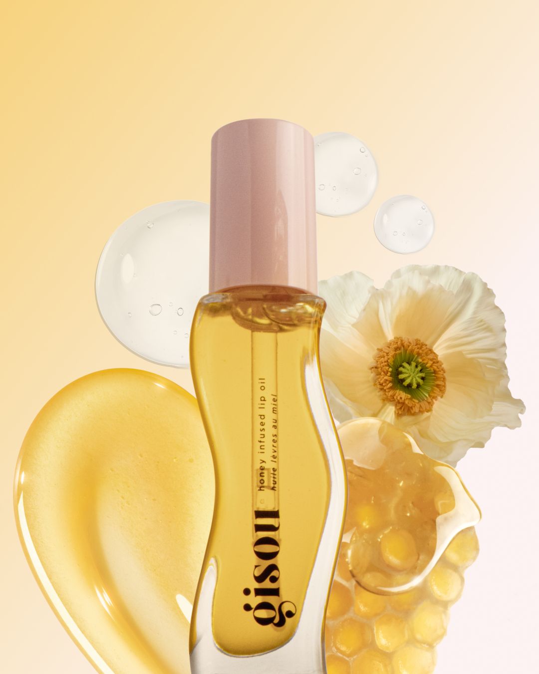 زيت الشفاه المشبع بالعسل  هاني إنفيوزد ليب أزيل Honey In fused lip Oil من  جيزو Gisou