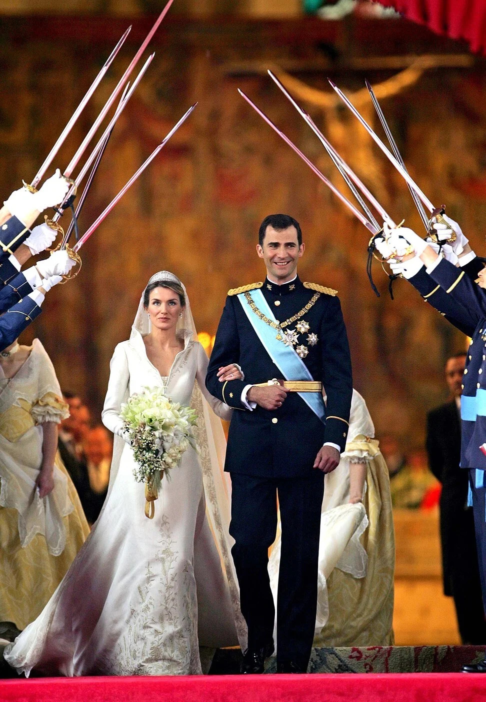 فستان زفاف الملكة ليتيزيا Queen Letizia