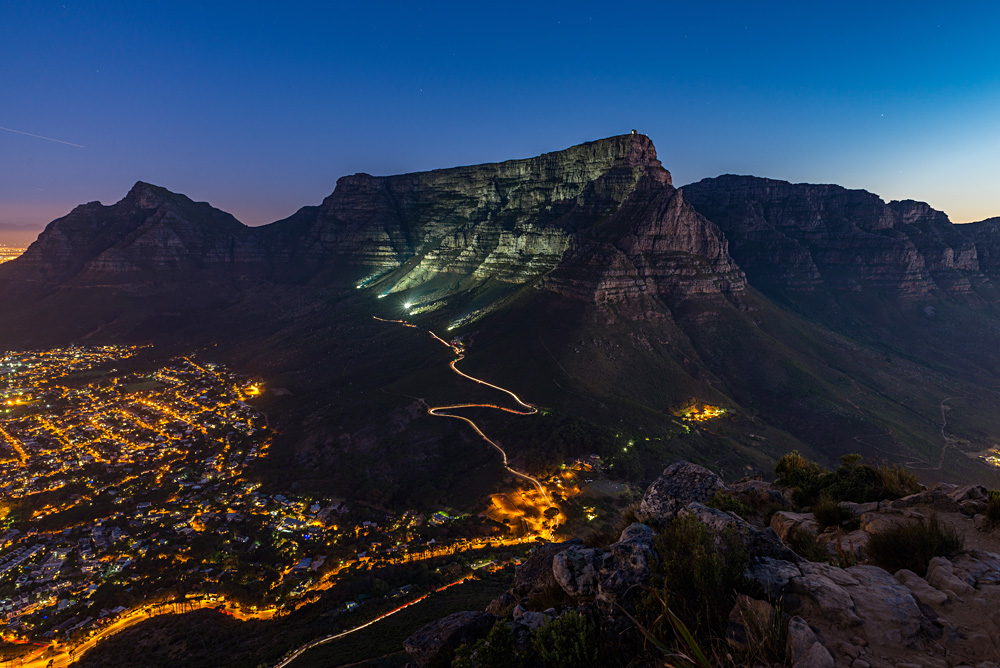 جبل تيبل Table Mountain، جنوب أفريقيا