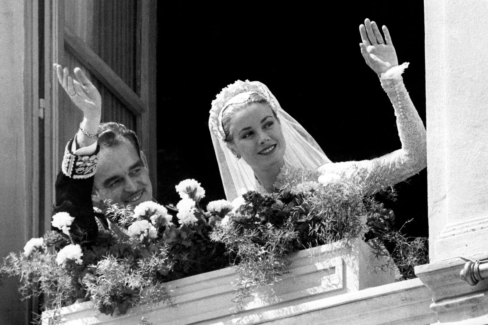 حفل زفاف رينييه الثالث Prince Rainier of Monaco وجريس كيلي Grace Kelly