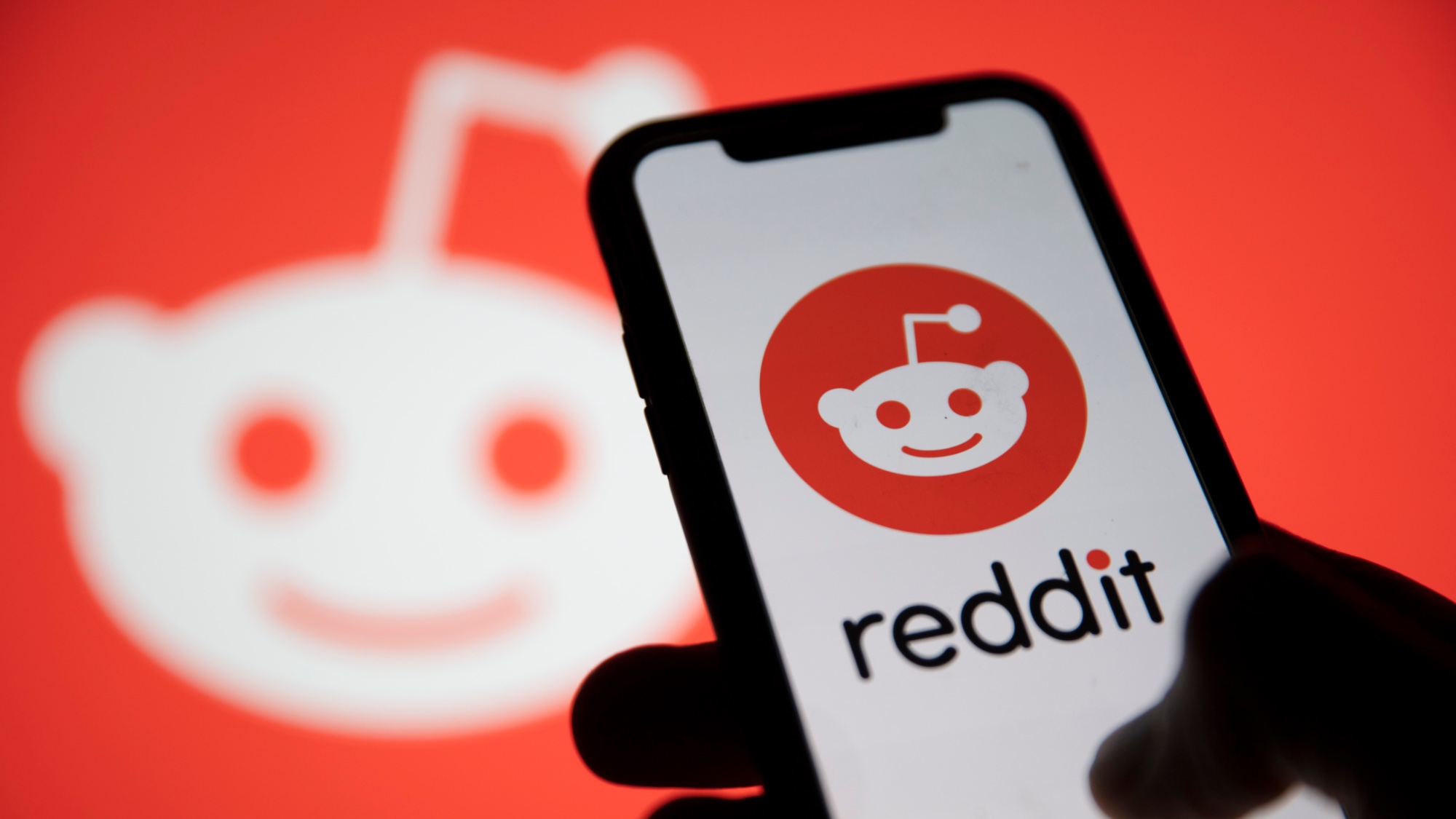 شعار Reddit وشعار Reddit على الهاتف