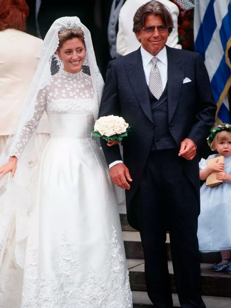 فستان زفاف الأميرة ماري شانتال Princess Marie-Chantal