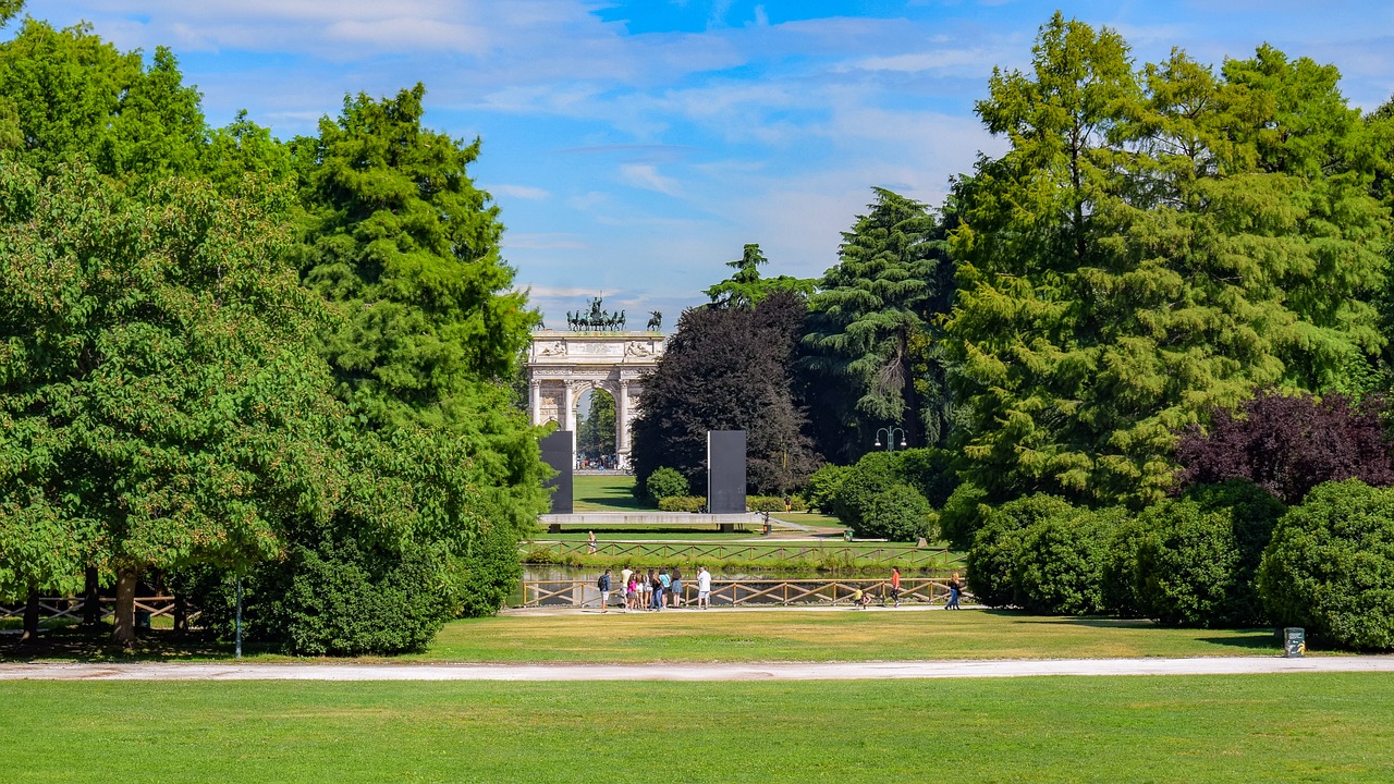 حديقة باركو سيمبيون من أجمل وجهات سياحية في ميلانو بواسطة maxpixel