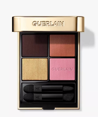 GUERLAIN OMBRES G Red Orchid Eyeshadow Quad in Metal Butterfly