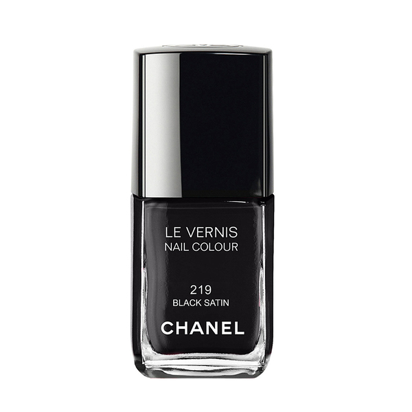 CHANEL Le Vernis Nail Colour 219 Black Satin