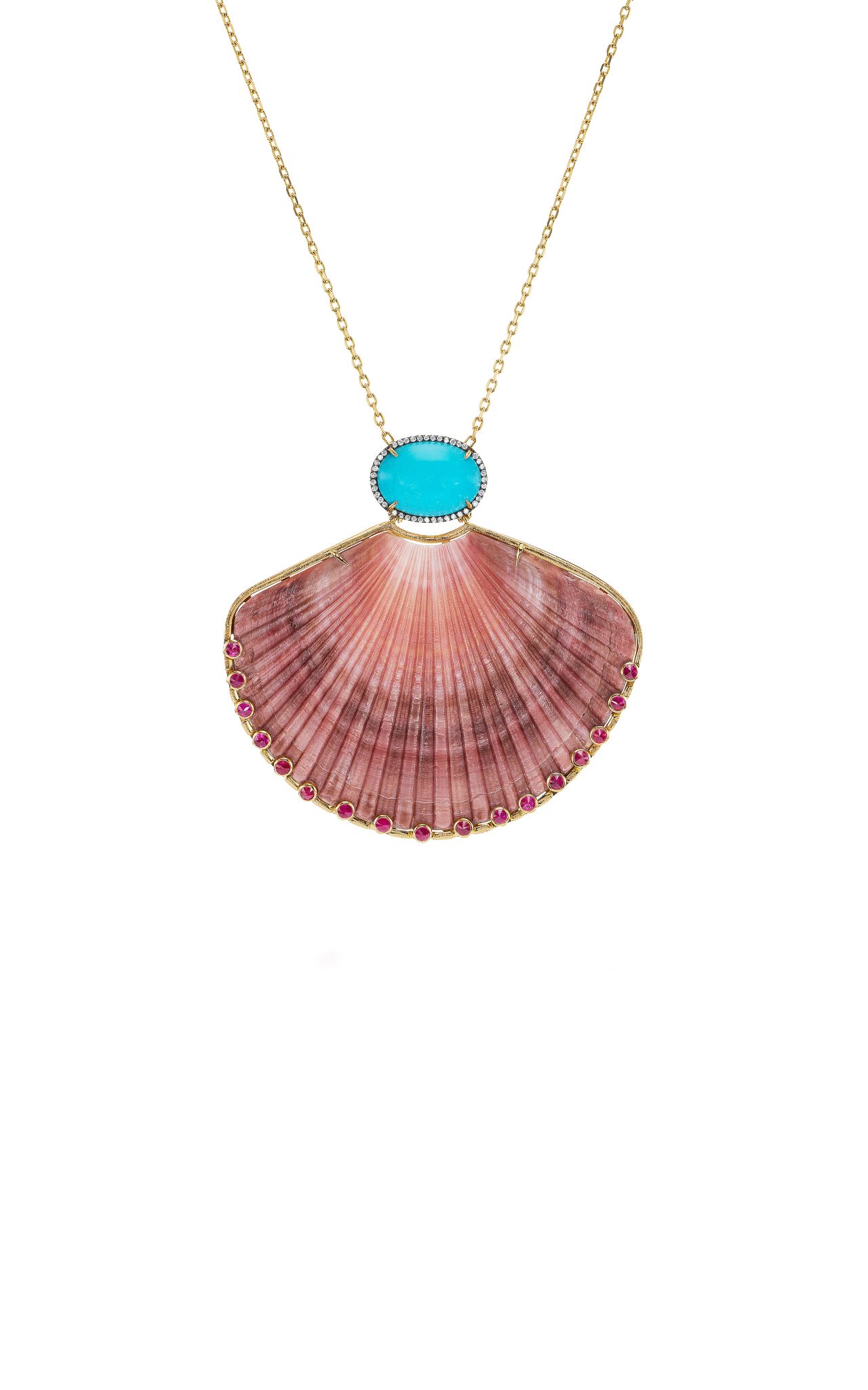 سلسلة Scallop Shell Necklace من سيلفيا فيرمانوفيتش  Silvia Furmanovich