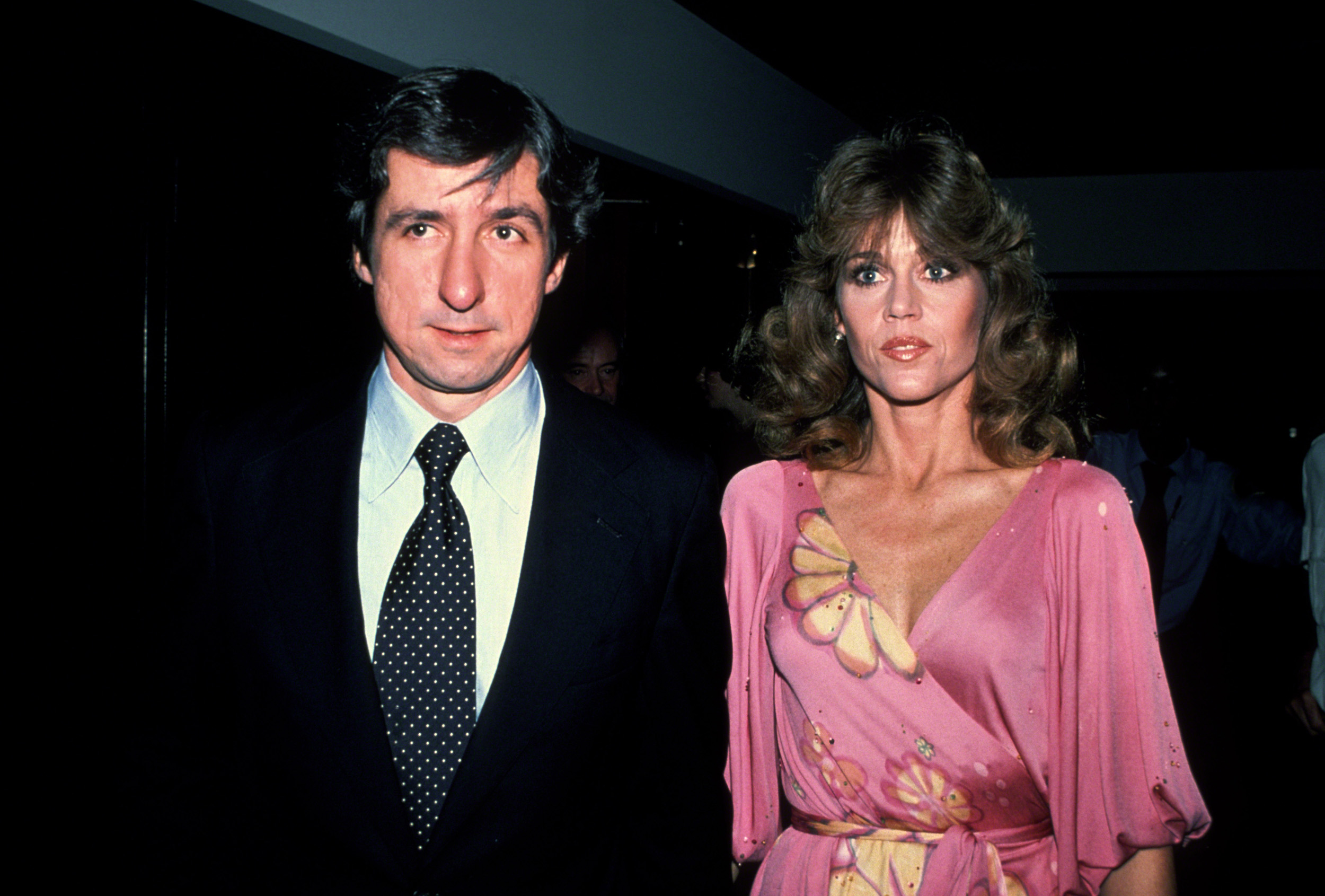 جين فوندا Jane Fonda وتوم هايدن Tom Hayden