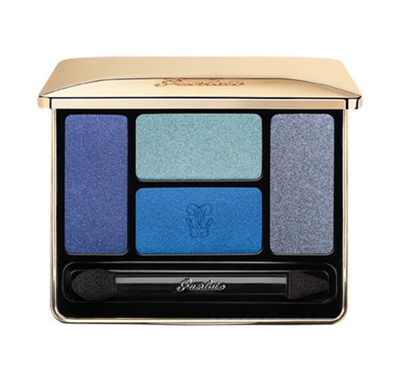 Guerlain Écrin 4 Couleurs Long-lasting Eyeshadow in Les Bleus