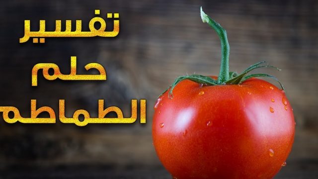 تفسير الطماطم في المنام للحامل التفسير الصحيح