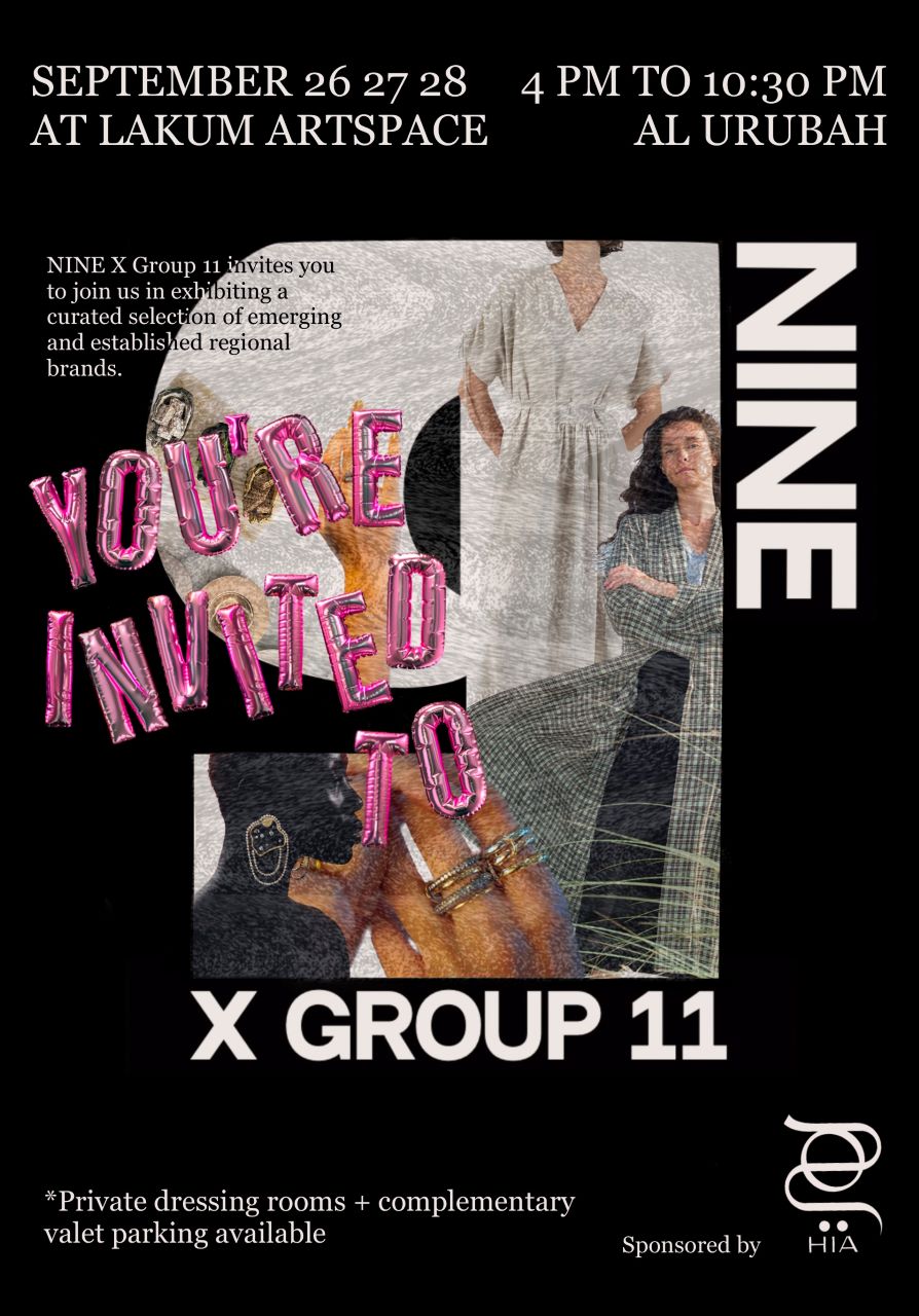 معرض NINE X GROUP 11 في مساحة لكم في الرياض