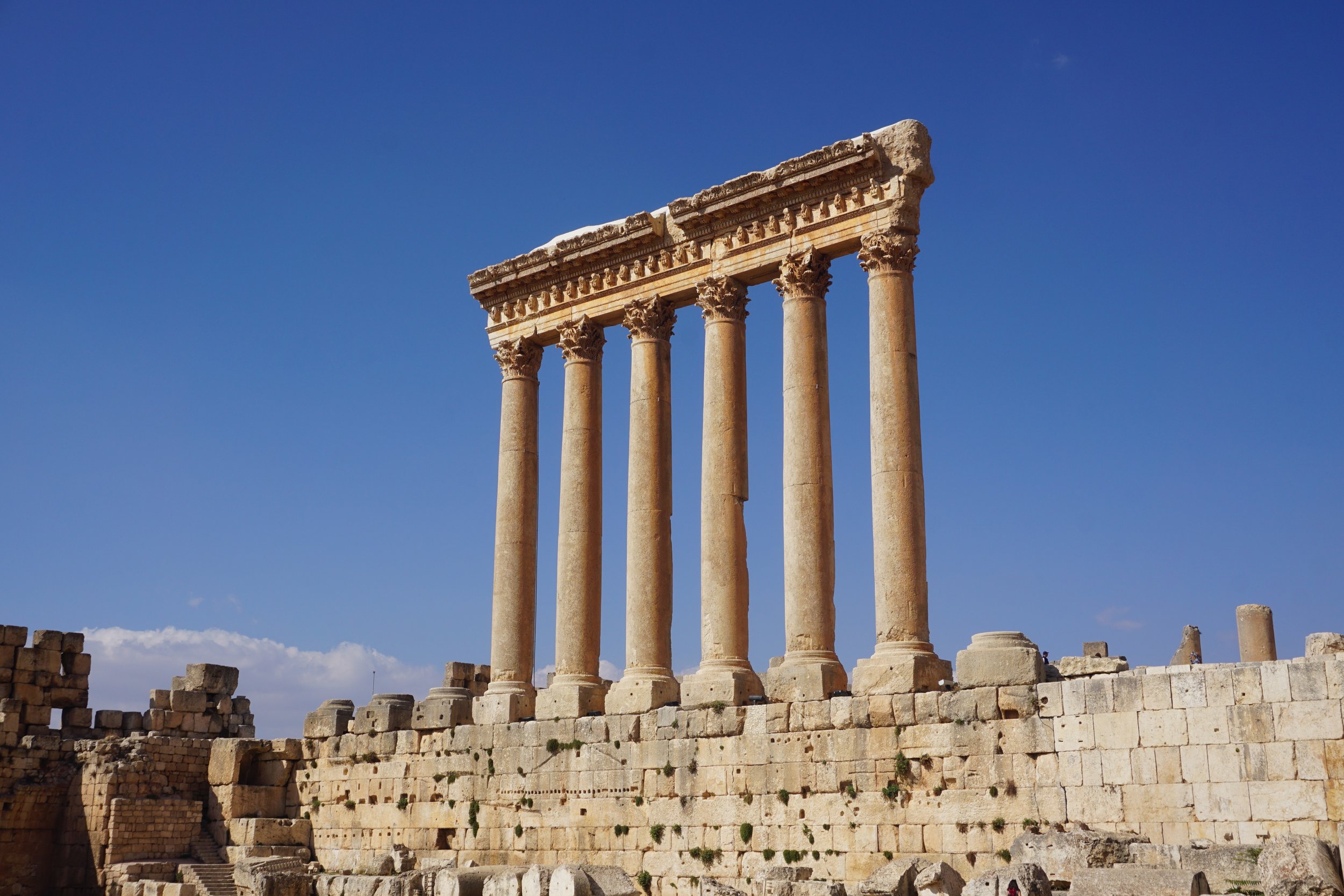 معابد بعلبك Baalbek، لبنان