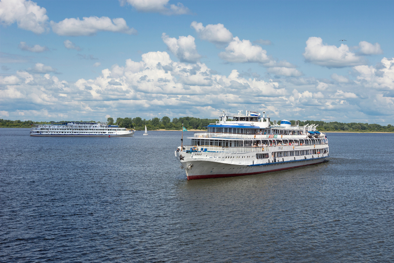 نهر فولغا Volga River، روسيا