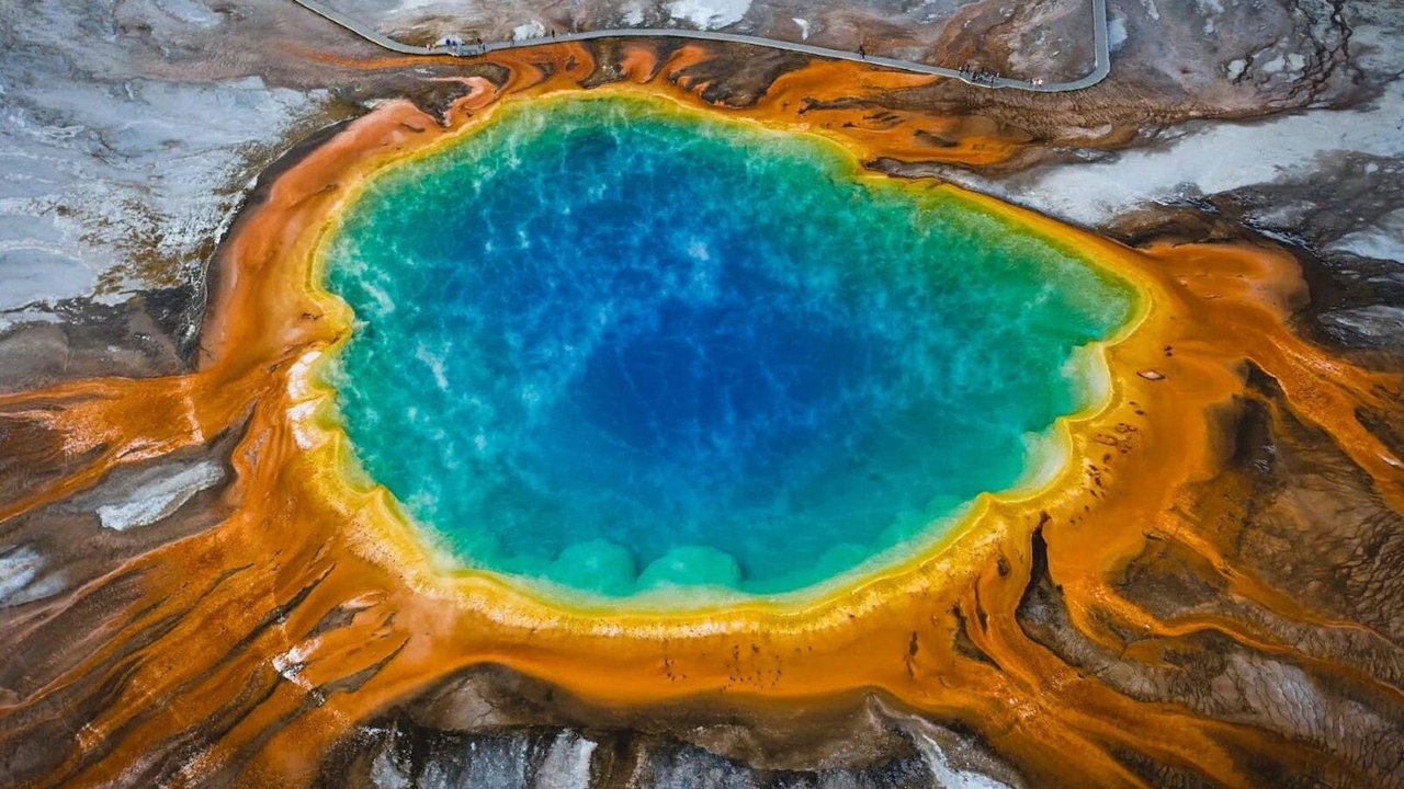 يلوستون Yellowstone، الولايات المتحدة الأمريكية