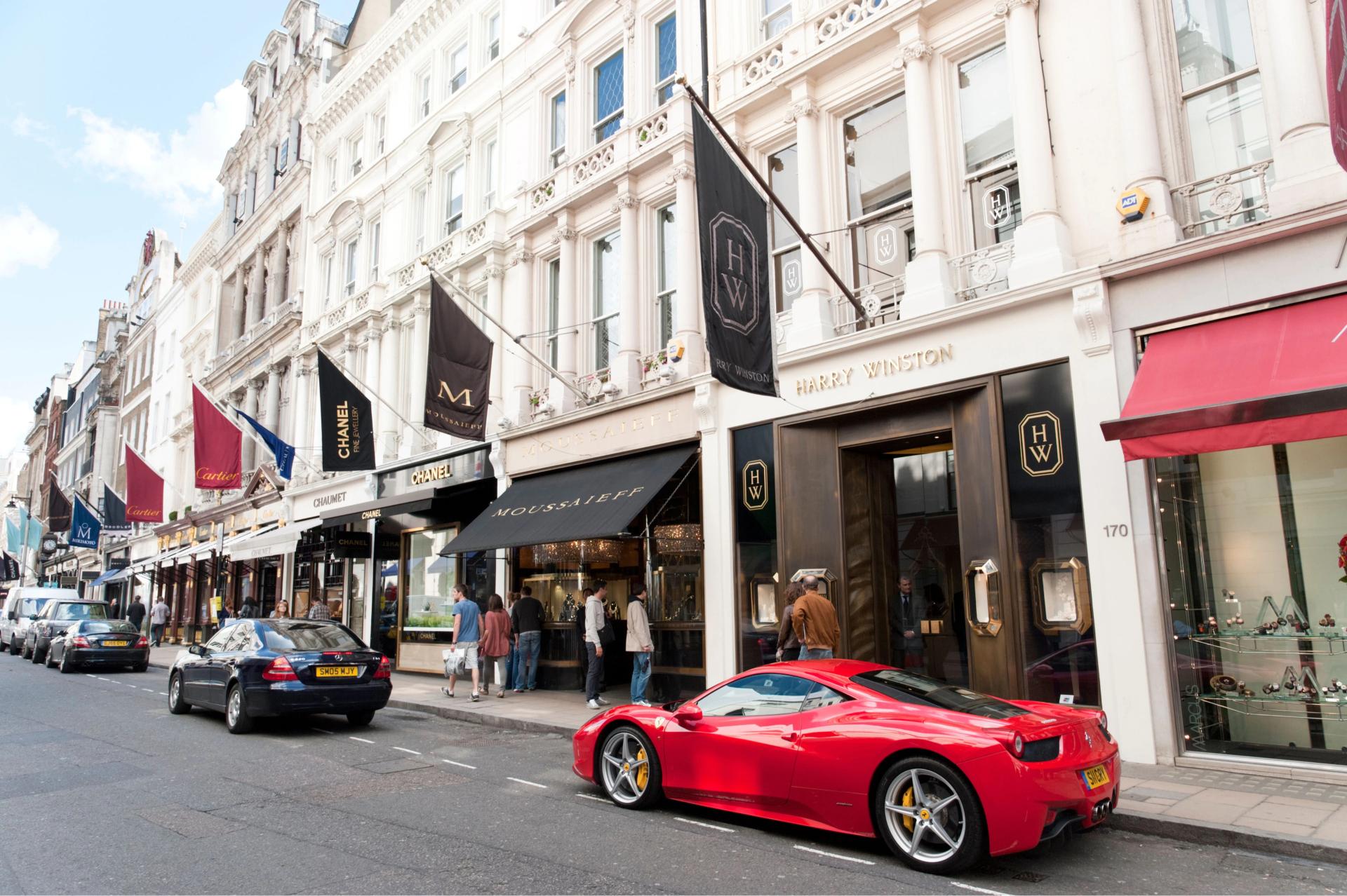 شارع بوند Bond Street، لندن، بريطانيا