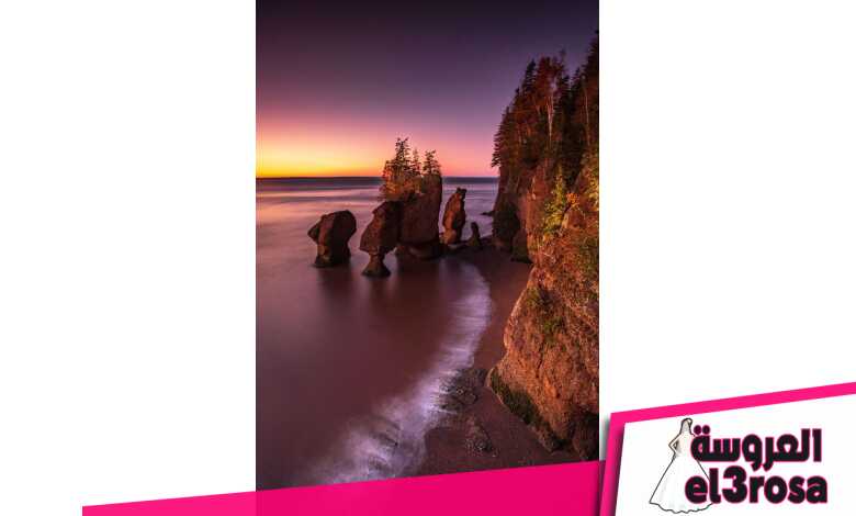 أقواس صخور هوبويل Hopewell Rocks، كندا