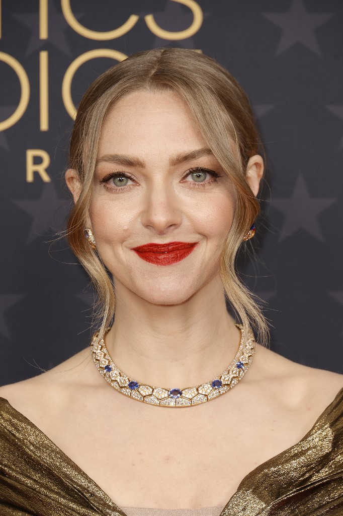 إطلالة Amanda Seyfried بمكياج برونزي عام  2023