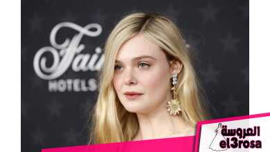 إطلالة Elle Fanning بمكياج طبيعي ومشرق عام 2023