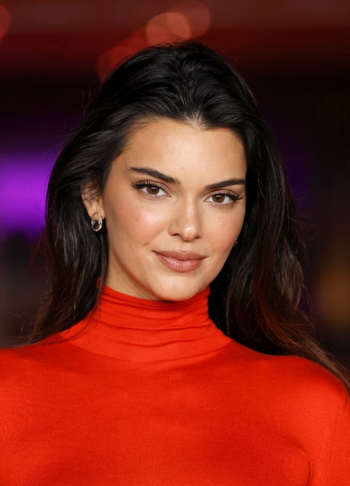 إطلالة Kendall Jenner برسمات المكياج البني الفاتح