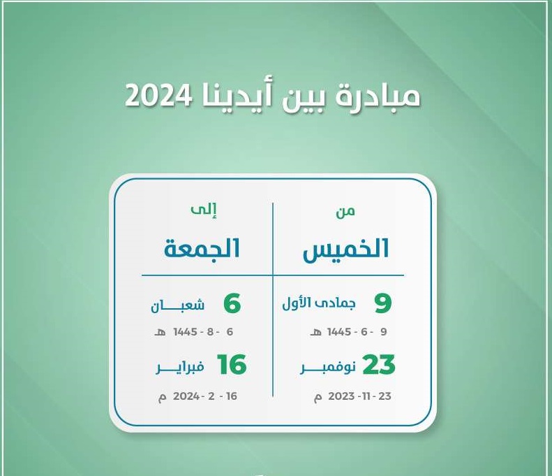 مبادرة بين أيدينا 2024