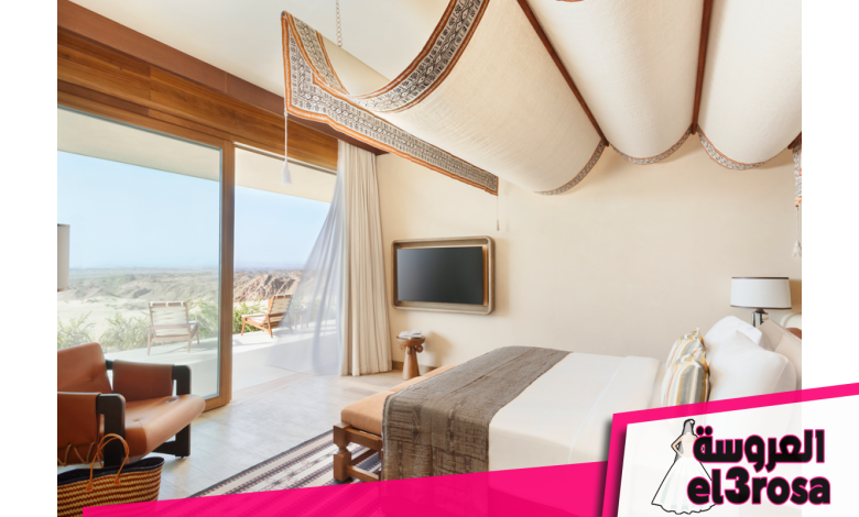 الغرف الفاخرة تزيد من روعة التجربة في منتجع Six Senses Southern Dunes بالبحر الأحمر