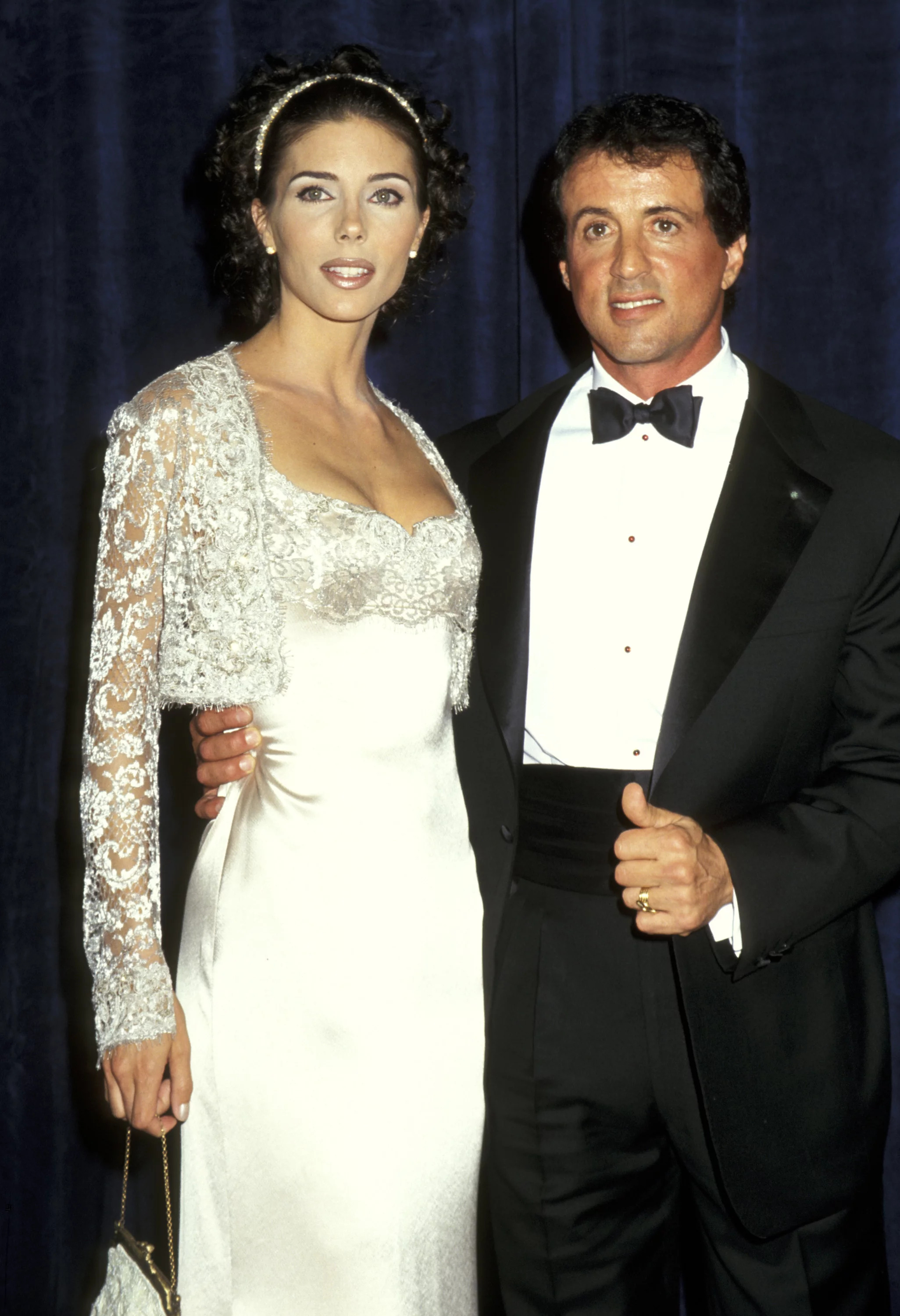 سيلفستر ستالون Sylvester Stallone وجنيفر فلافين Jennifer Flavin – 17 مايو 1997