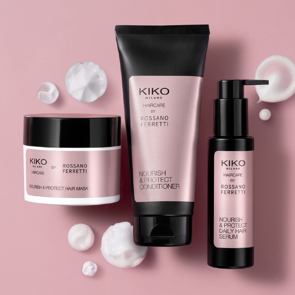  KIKO MILANO تطلق مجموعة جديدة لمنتجات العناية بالشعر من ابتكار روسانو فيريتي