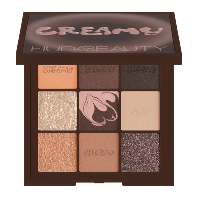 باليتَ ظلال العيون CREAMY OBSESSIONS EYESHADOW PALETTE الجديدة من علامة Huda Beauty