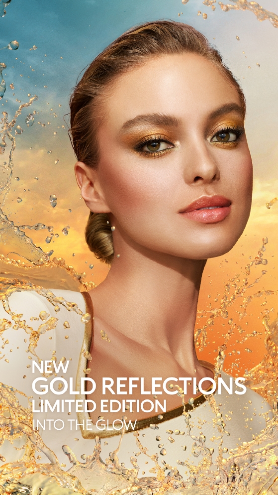 عانقي غروب الشمس بإطلالة جمالية ساحرة مع مجموعة GOLD REFLECTIONS من KIKO MILANO